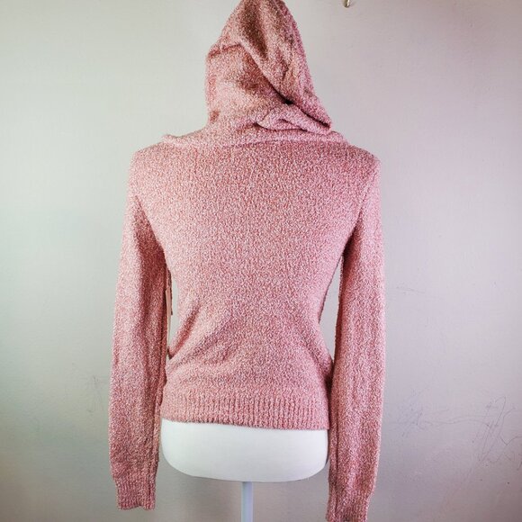 Crave Fame Juniors Blush Hooded Sweater XS - Picture 7 of 10